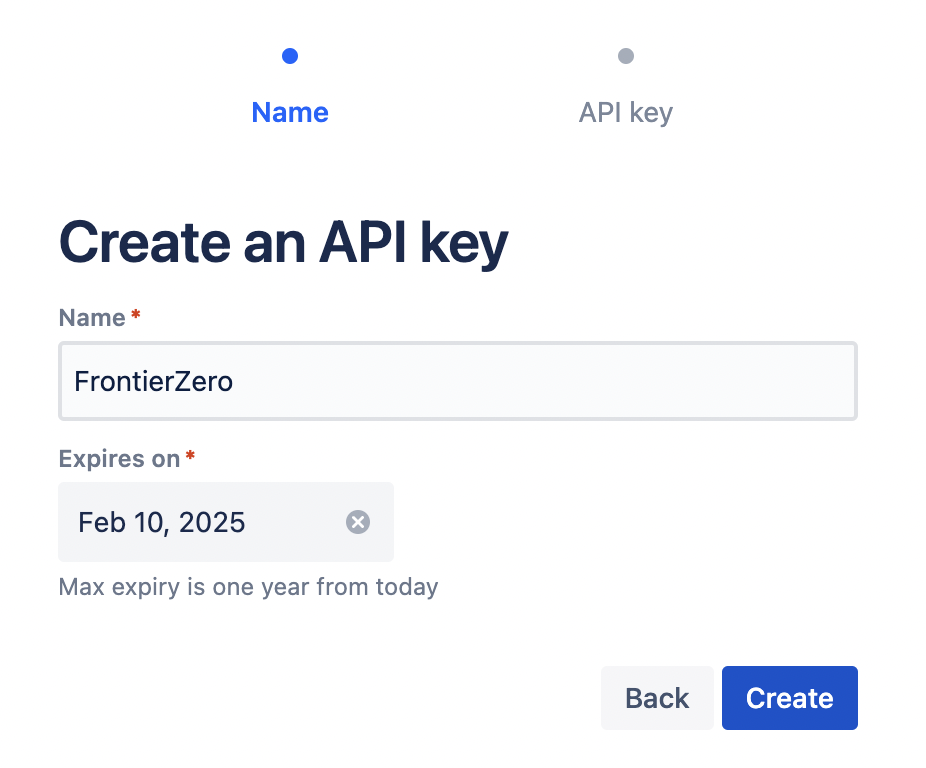 Atlassian Create API Key