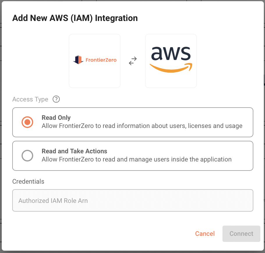 AWS (IAM) Connection