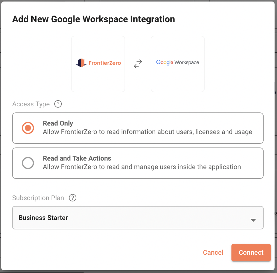 Google Workspace Connection