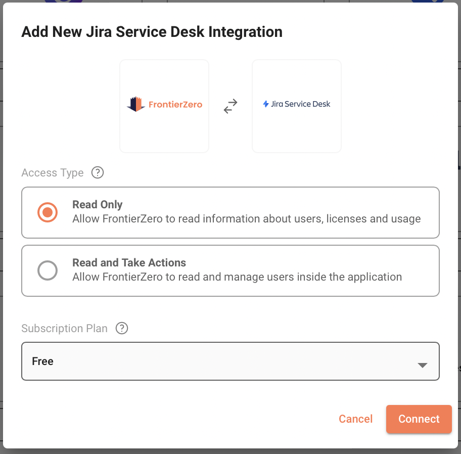 Jira Service Desk Connection