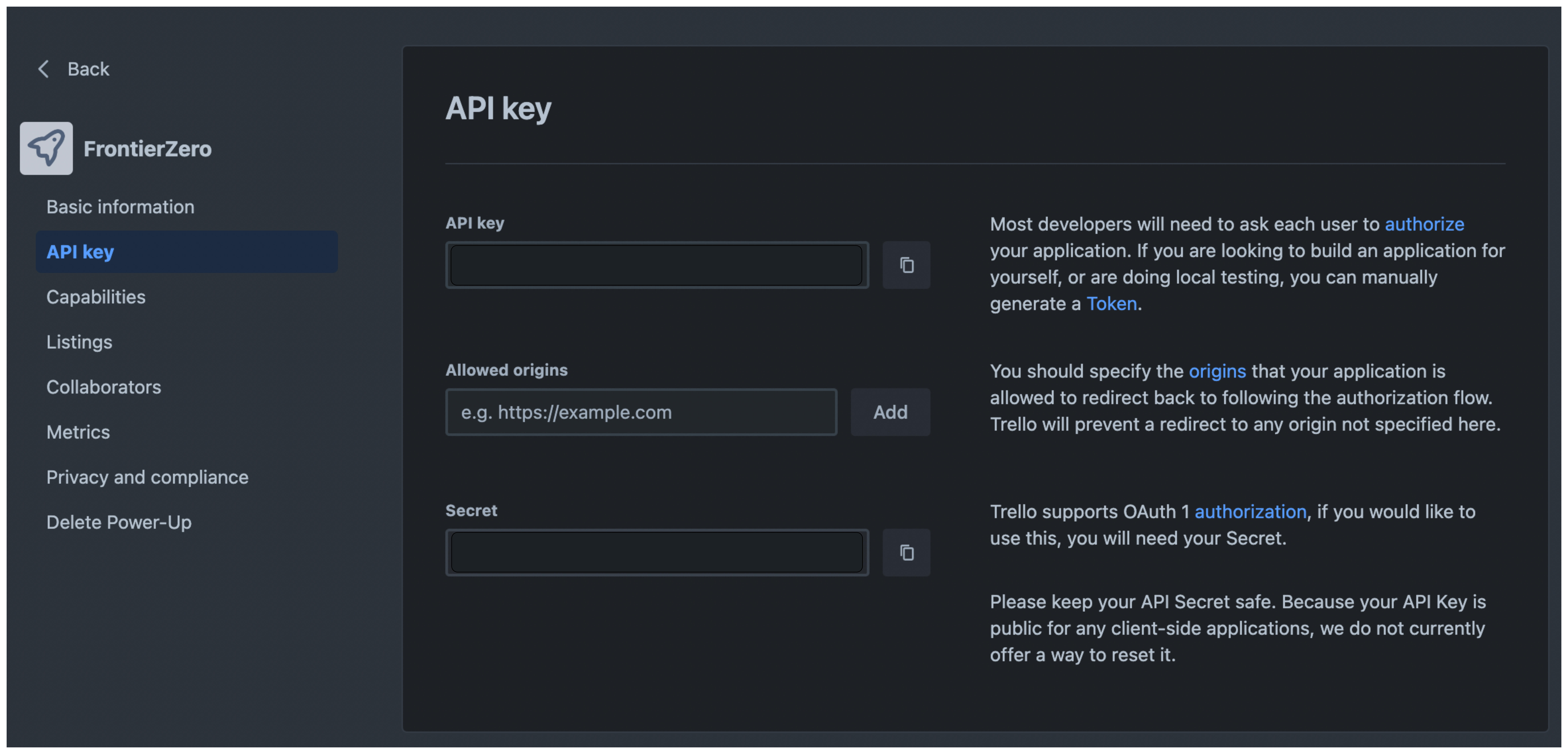Trello API Key